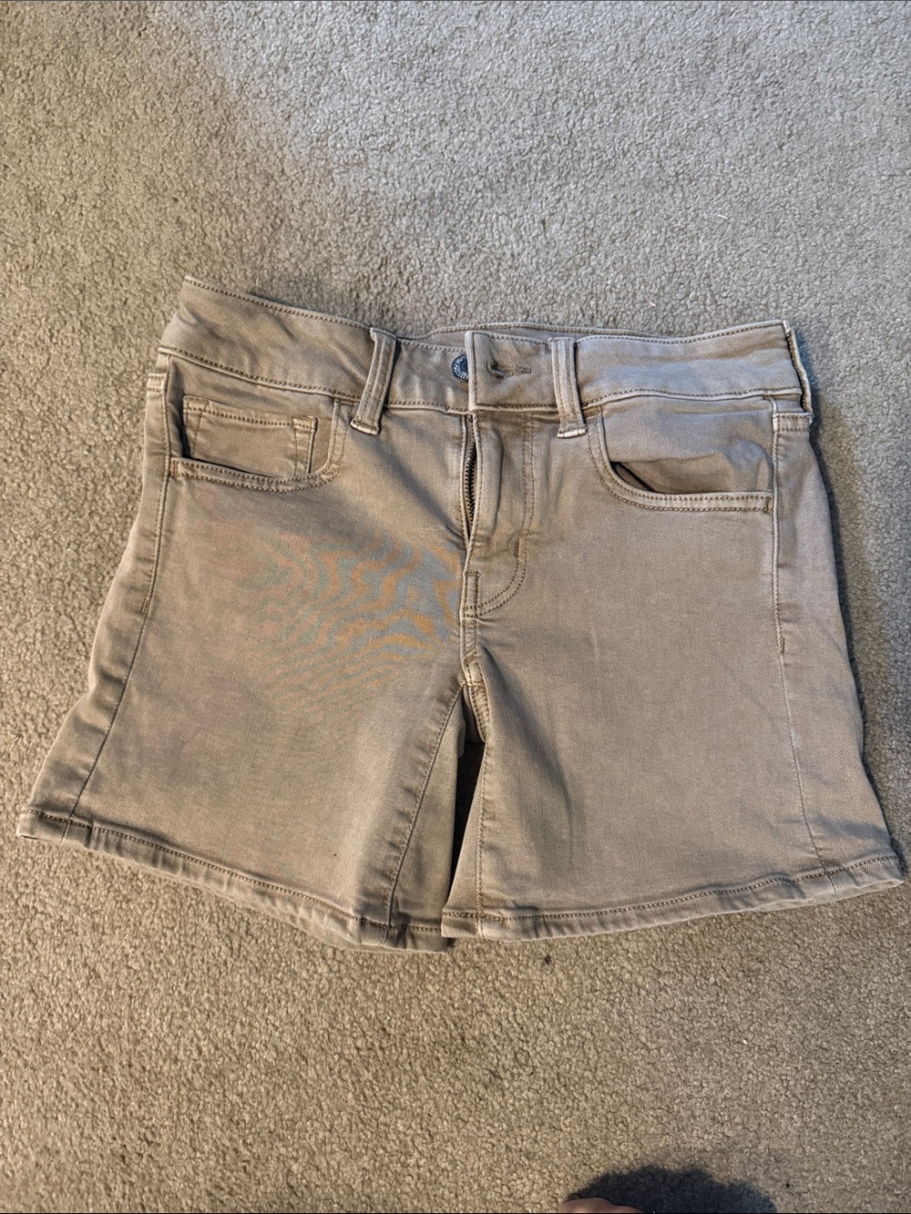 American Eagle Outfitters Taupe Denim Jean Shorts